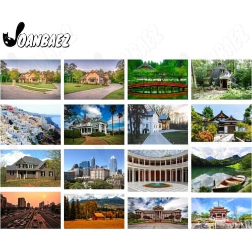 Architectural Diamond Painting Palace Cross Stitch Embroidery 5D Diy Mosaic Kit Hand Inlaid Home Decoration Accessories