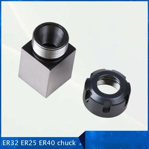 Machining center spindle accesorios para torno de chuck ER25 ER32 ER40 4 6 square sleeve porta herramientas fresadora Milling