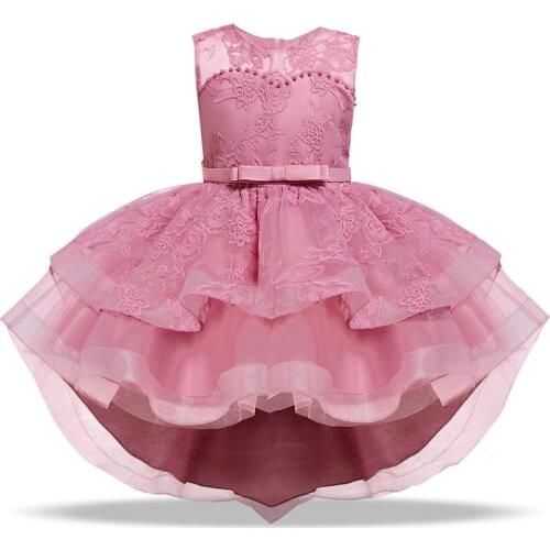 Flower Girl Dresses For Weddings Children Birthday Girl Dress Pageant Evening Ball Dress Bridesmaid Dresses Girls Princess Dress