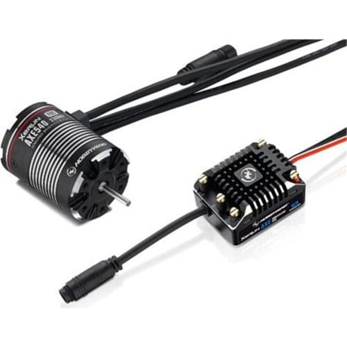 HobbyWing XeRun Axe Brushless Power System SD FOC IP67 waterproof 60A ESC with AXE540 brushless motor 1800 2300KV
