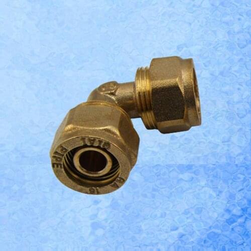 Compression Fitting Elbow for PEX Pipe, PPR Pipe E1620 to E1620 Nipple