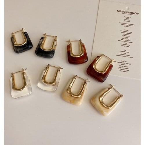 Contracted Temperament Of Restoring Ancient Ways Of French Women Fashion Aesthetic Temperament Light Luxury Stud Earrings