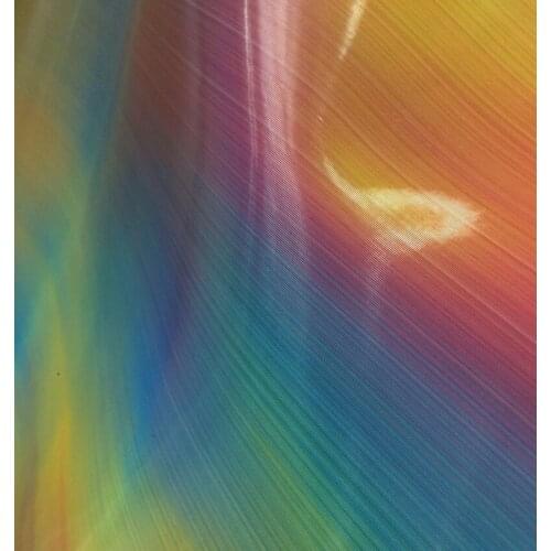 0.8MM thickness Rainbow face TPU synthetic leather material