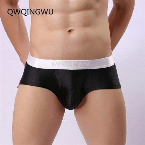Male Underwear Bright Silky Men Underwear Cueca Boxer Short Calzoncillos Hombre Underpants Underwear Men Boxrs