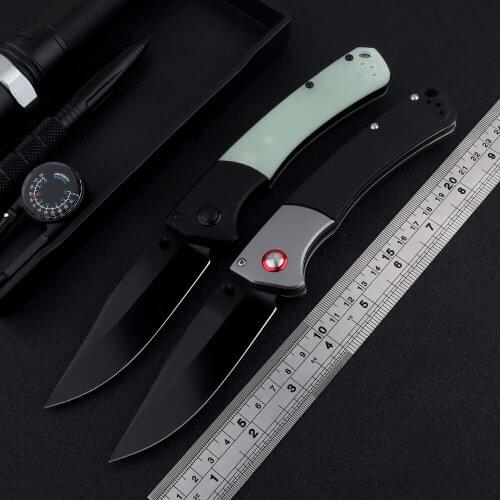 New 15080 folding knife 9cr18mov blade G10 handle outdoor camping tactical self-defense hunting EDC tool knife