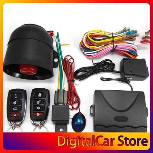 New M802-8101 Car Security System Alarm Immobiliser Central Locking Shock Sensor