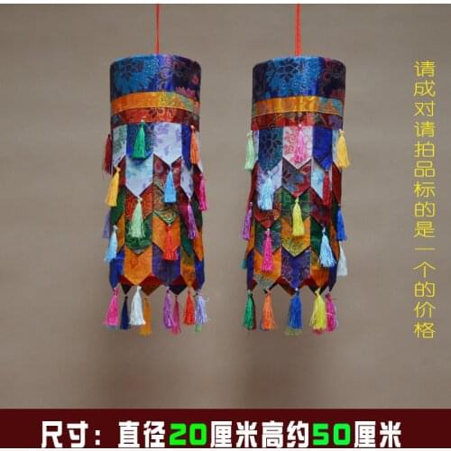 A pair 2PCS Wholesale Buddhist supplies Buddhism HOME Sutra Hall Temple auspicious Embroidery Wall hang Victory Baochuang