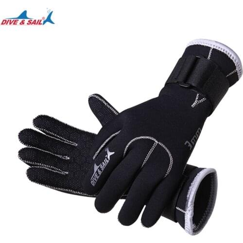 Men Women 3mm Neoprene Diving Gloves Antislip Warm Swimming Spearfishing Snorkeling Water Sports Gloves Anti-scratch Equipment