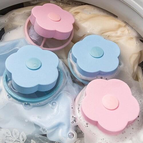 Practical Laundry Mesh Filter Bag Reusable Creative Washing Machine Laundry Ball Floating Defouling Filter Cleaning Lint Remover