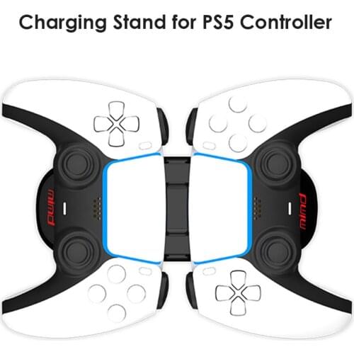 PS5 Charging Base Dual Dock Gamepad Joystick Controller Dual Port Rechargeable Power Adapter Station Game Accessories