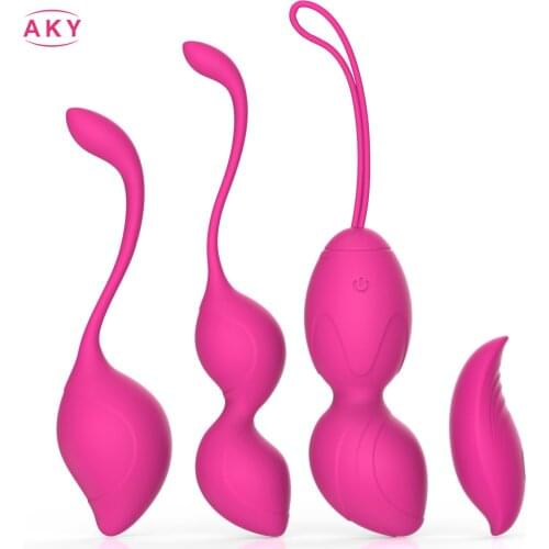Ben Wa Ball Vibrator Kegel Balls Vaginal Trainer Muscle Tighten Exerciser For Women Geisha Ball Sex Toys Erotic Sexshop Machine