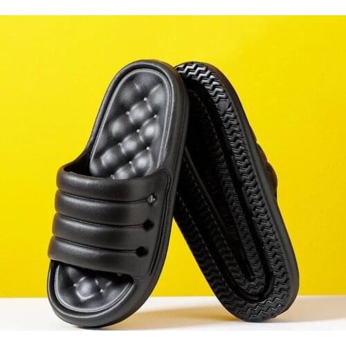 Summer Men Slippers Quick Dry Indoor Home Slides Bathroom Slippers Massage Outdoor Clogs Garden Shoes Beach Sandals Flip Flops