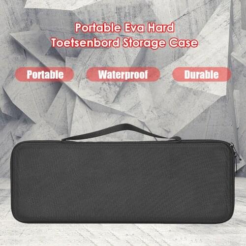 Waterproof Portable Carrying Case for Logitech MX Keys Wireless Keyboard Hard Shell EVA Storage Bag Shockproof, waterproof