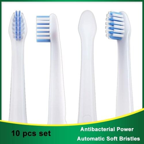 10pcs Panasonic DS13/DS18/DS19 Electric Toothbrush Heads for Healthy Clean Sonic Electric Toothbrush Whiten DuPont Smart Brush