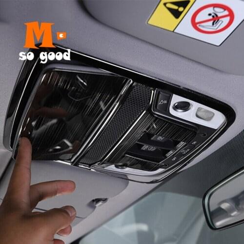 2017 2018 2019 for Honda CRV CR-V Car Front Reading Lampshade Panel Cover Trim Auto Stainless Steel Interior Accessories