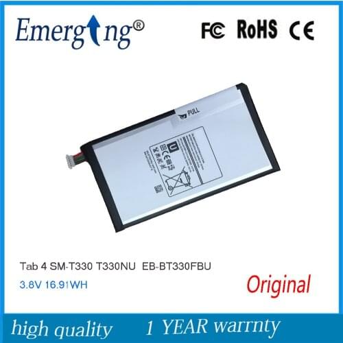 3.8V 4450mAh New Original Battery for Samsung GALAXY Tab 4 EB-BT330FBE T330 T331 T331C T335 SM-T330 SM-T331 SM-T335