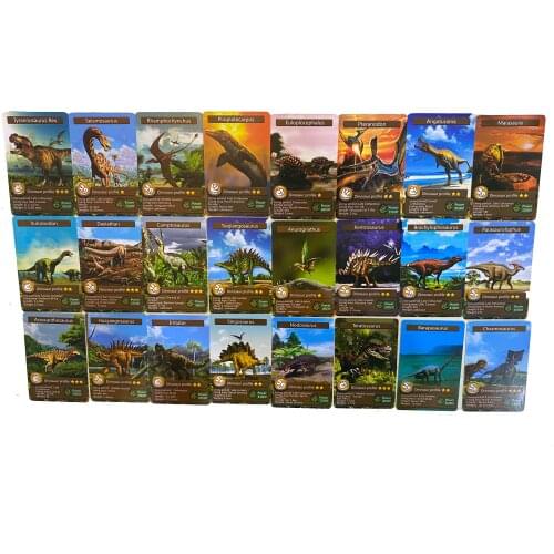 55Pcs Disney Dinosaur cognition card Game Battle Carte Anime Trading Cards Album Book Kids Toys Gifts