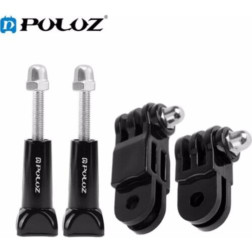 PULUZ For Go Pro Accessories 3-Way Pivot Arm W/long Screws for GoPro NEW HERO/HERO6/5/5 4 Session/xiaoyi/DJI OSMO Action Cameras