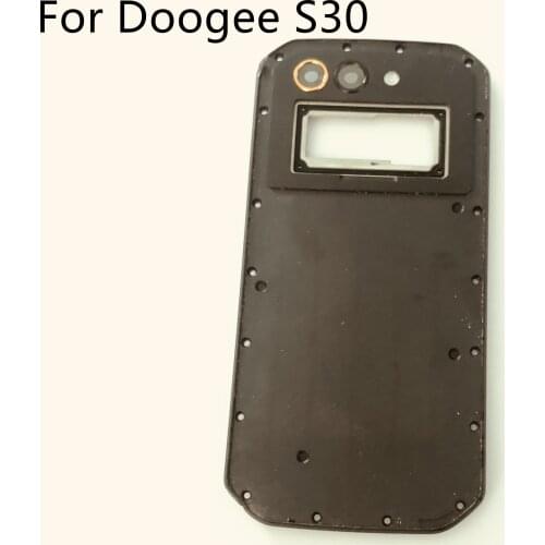 Used Back Frame Shell Case + Camera Glass Lens For DOOGEE S30 MTK6737 Quad Core 5.0"HD 1280x720 Smartphone Free Shipping