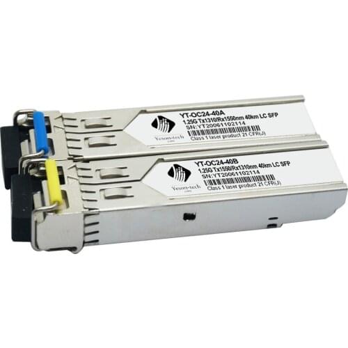 Cisco GLC-BX40-U Compatible 1000BASE-BX-U 1.25g BiDi SFP module Rx1310nm/Tx1550nm 40km LC sfp Transceiver Module