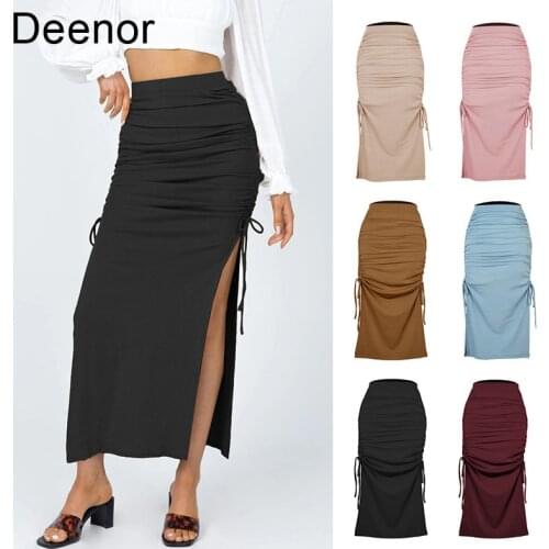 Женские плиссированные юбки Deenor China At AliExpress
