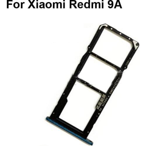 1PCS For Xiaomi Redmi 9A New Tested Good Sim Card Holder Tray Card Slot For Xiao mi Redmi9A Sim Card Holder Redmi 9 A Parts