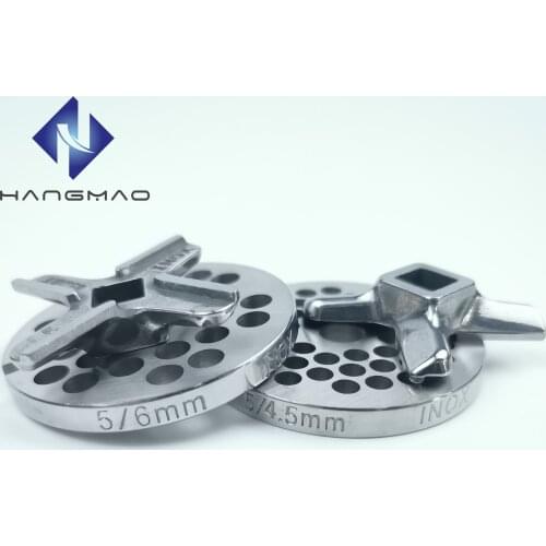 4 piece NO.5 Electric meat grinder blade Cross knife and ound knife Cross BOSCH MFW45020/MUM5/MUM8