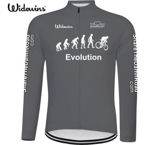 Evolution Quick Dry Cycling Jersey Long Sleeve Summer Spring Breathable Mens Shirt Bicycle Wear Racing Tops Clothing 8011