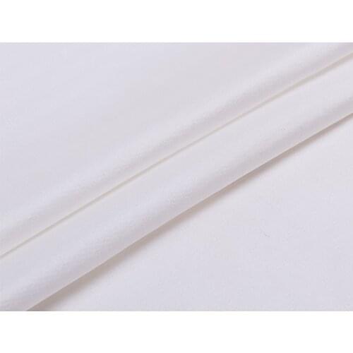HLQON white color jacquard felt fabric african satin damask fabric for patchwork,wedding dress,upholstery sewing fabric 75x100cm
