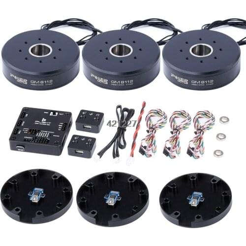 Iflight Ipower AlexMos 32 BIT BGC with GM8112 Large torque Brushless Motor Encoder System Combo Set For Big Size Gimbal Camera
