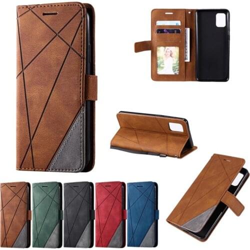 Splice Skin Flip For OPPO Reno 6 5 Pro Plus 5Z Find X3 Lite Neo A74 A94 4G A95 5G Realme 8 Pro Q3 V13 Case Wallet Leather Cover