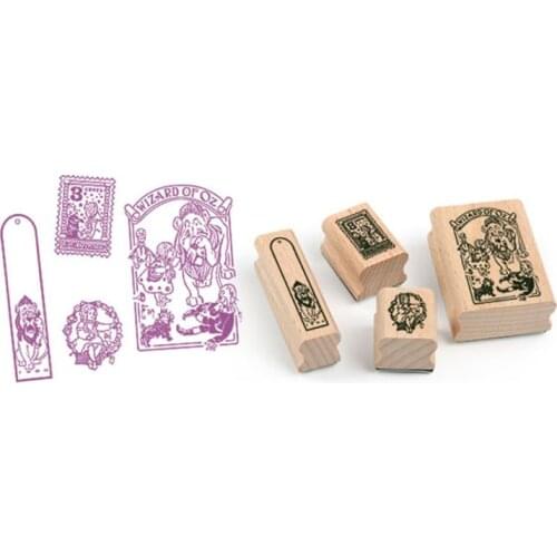 Vintage Decoration Stamp Set DIY wooden rubber stamps for scrapbooking standard