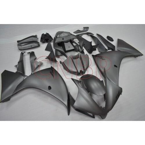 Abs Fairing YZF1000 R1 2012 - 2014 Matte Grey Silver Fairings YZFR1 13 14 Fairings YZF R1 2013 no paint