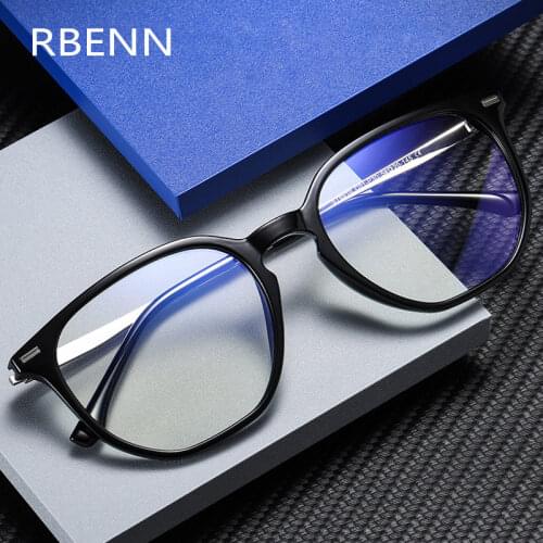 RBENN 2020 New Brand Designer Classic Reading Glasses Men High Quality Business Blue Light Blocking Presbyopia Computer Glasses