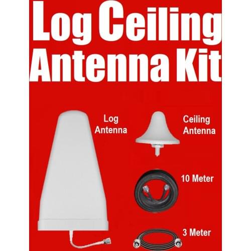 KIT A for signal booster repeater log LDPA directional outdoor antenna indoor ceiling Antenna customized cable length