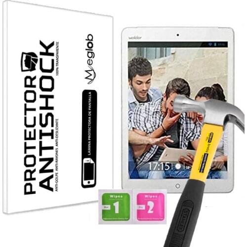 Screen protector Anti-Shock Anti-scratch Anti-Shatter compatible with Tablet Wolder miTab Atlanta