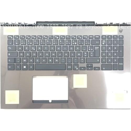 Brand new original laptop FR keyboard for DELL INSPIRON15-7000 7577 7587 palmrest assembly /w FR keyboard