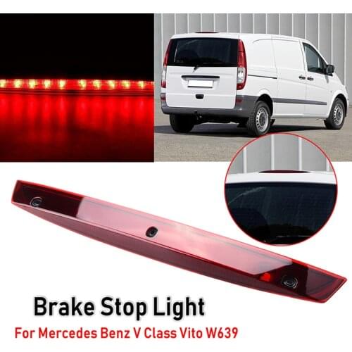 Led Third Tail Stop Signal Lamp,High Level Mount Additional Rear Brake Light For Mercedes Benz Vito W639,Car Accessories