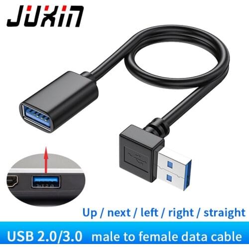 USB extension cable elbow 90 degree right angle L-shaped elbow data cable USB3.0 2.0 elbow charging data cable
