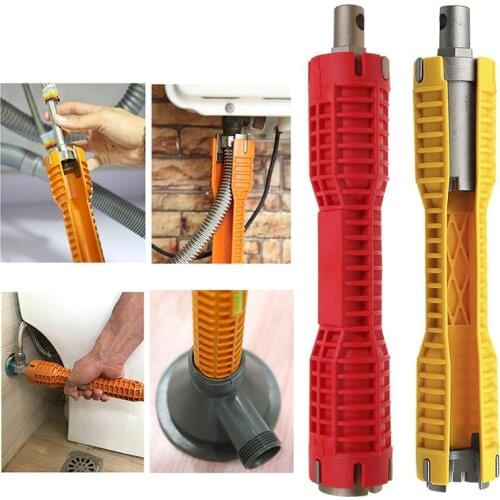 Faucet And Sink Installer Wrench Adjustable Water Pipe Spanner Double Head Allen Key Set Multitools 360 Plumber Tools