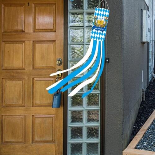 Colorful Outdoor Windsock Flag Decoration Wind Direction Bag Party Hanging Decor Summer Oktoberfest Windsock Flag Party Decor