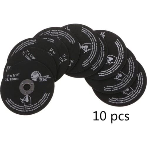10Pcs Circular Resin Grinding Wheel Saw Blades Cutting Wheel Disc For Metal Cutting Drop Ship