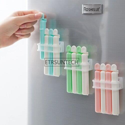 240pcs Sealing Clamp Plastic Mini Bag Clips Save Food Storage Bag Sealer Clip Set Kitchen Tool