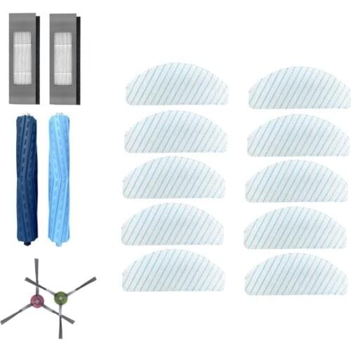 Promotion!For ECOVACS T9 AIVI/AIVI+ Sweeper Replacement Accessories Main Brush Rolling Brush Side Brush HEPA Filter Strong Mop