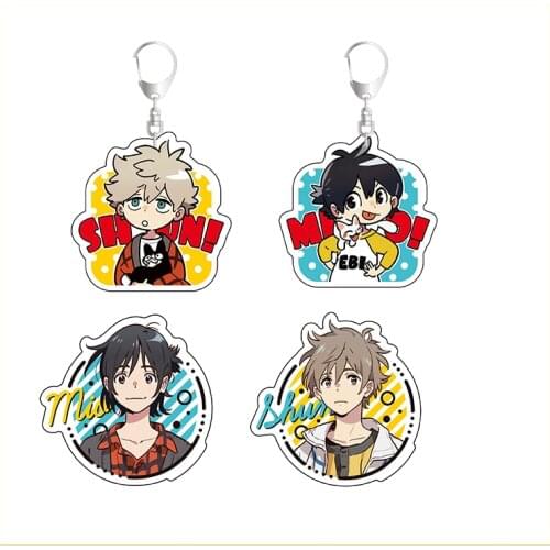 Anime Umibe no Étranger Hashimoto Shun Chibana Mio Acrylic Keychain School Bag Charm Pendant Keyring The Film Series Cosplay