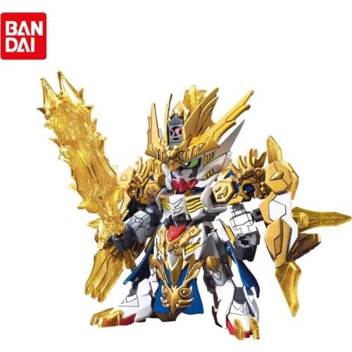 Bandai Assembled Gundam Anime Model Three Kingdoms Chuangjie SD BB Warrior Q Version Ma Chao Barbatos Action Figure Robot Toy