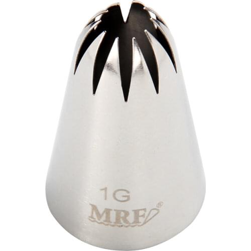 Free Shipping Stainless Steel 18/8 Large Cake Decorating Closed Star Icing Tips Pastry Piping Nozzle #1G