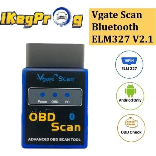 VGATE Scan Bluetooth ELM27 V2.1 Code Scanner Vgate Scan Tool OBD Scan MINI ELM 327 Vgate Advanced OBD Scan Tool