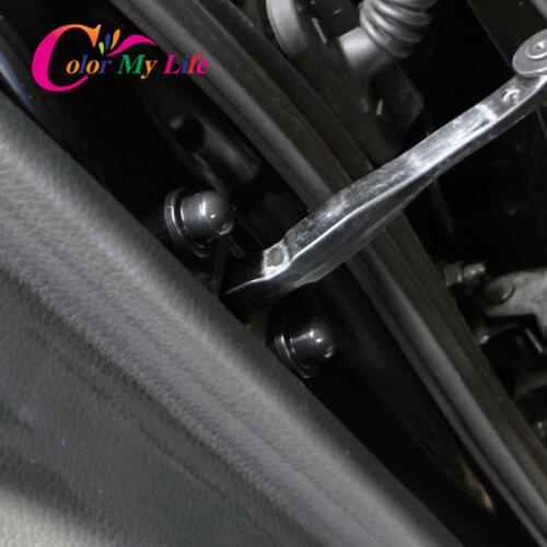 Color My Life 12Pcs/Set Car Door Interior Screw Protection Cover for Jeep Renegade 2014-2020 Doors Screws Covers Accessories