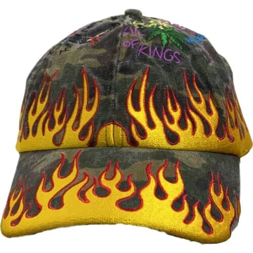 CP00 Outdoor Stylish Plaid Flannel Deer Hunting Embroidery Fashion Cap